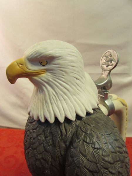 ANHEUSER-BUSCH BALD EAGLE CHARACTER STEIN