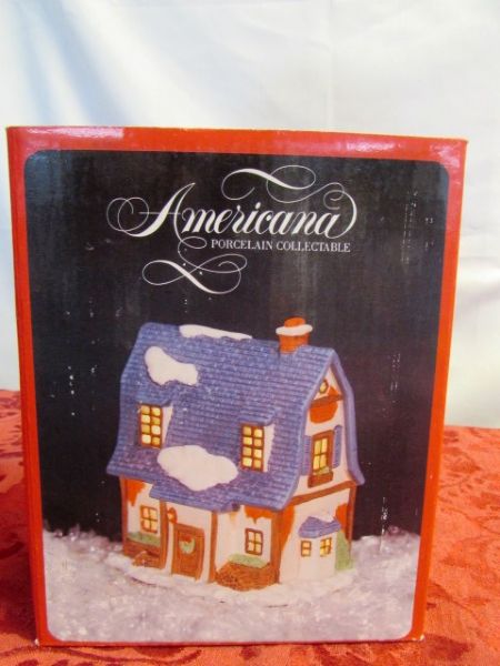 MORE AMERICANA HOUSES FOR YOUR CHRISTMAS VILLAGE 