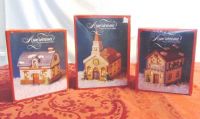 THREE MORE LIGHT UP HOUSES TO COMPLETE YOUR CHRISTMAS VILLAGE 