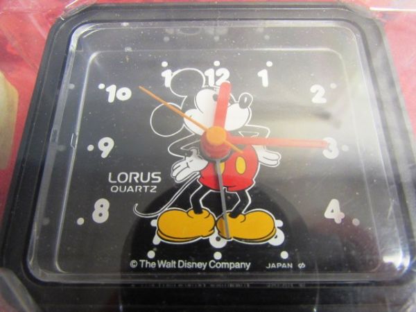 MICKEY MOUSE THEN & NOW TRANSISTORIZED RADIO, ALARM CLOCK, UMBRELLA & SANTA MICKEY