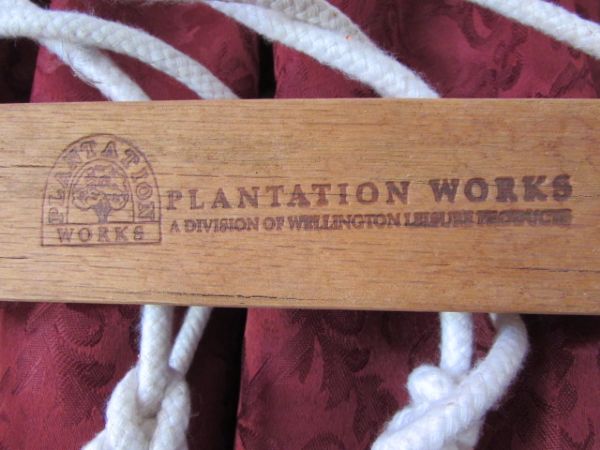 PLANTATION WORKS DOUBLE HAMMOCK