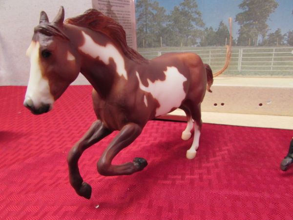 BREYER NO. 54 WAHOO KING WITH CALF  GIFT SET