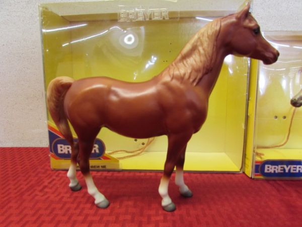 BREYER MODEL HORSES - PROUD ARABIAN MARE & FOAL