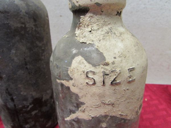 COLLECTION OF ANTIQUE BOTTLES FROM THE McCLOUD CLINIC