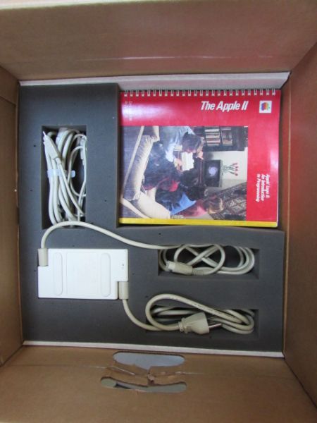 THE APPLE IIC IN ORIGINAL BOX   