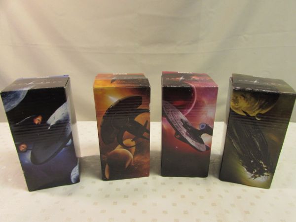 SET OF FOUR COLLECTABLE BURGER KING STAR TREK GLASSES 