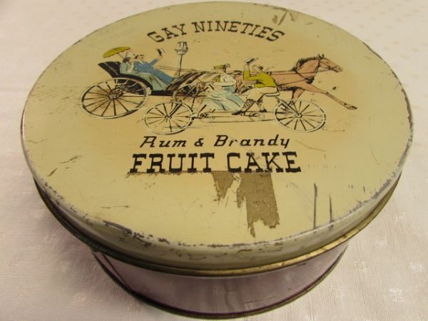 BUTTON BOX!  VINTAGE TIN FULL OF BUTTONS!