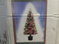 BRIGHT & CHEERFUL 48" FIBER OPTIC CHRISTMAS TREE!