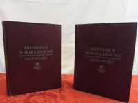 BRITANNICA WORLD LANGUAGE FUNK & WAGNALLS STANDARD DICTIONARY 2 VOLUME SET