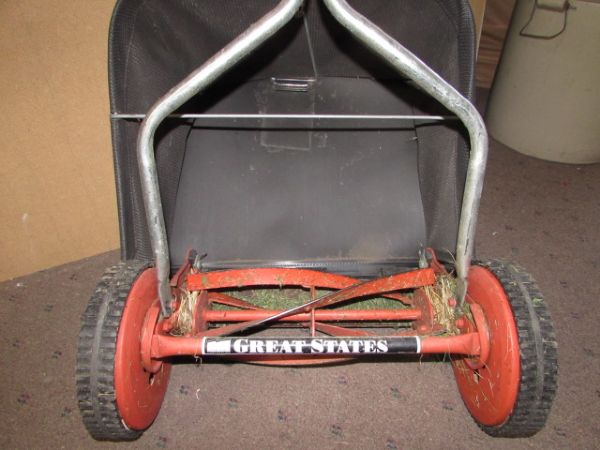 ECO FRIENDLY PUSH REEL LAWN MOWER FROM GREAT STATES CORPORATION
