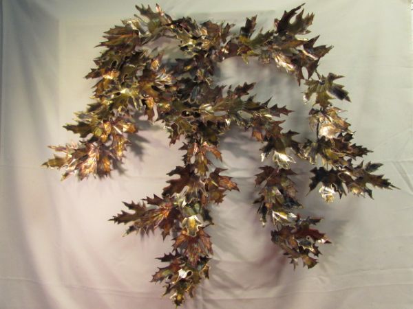 STUNNING COPPER MAPLE LEAF WALL HANGING