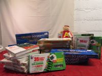 SANTA WONT MISS YOUR HOUSE WITH THIS HUGE LOT OF NEVER USED CHRISTMAS LIGHTS!