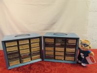TWO GREAT 15 DRAWER STORAGE CADDIES FOR SMALL TOOLS & HARDWARE