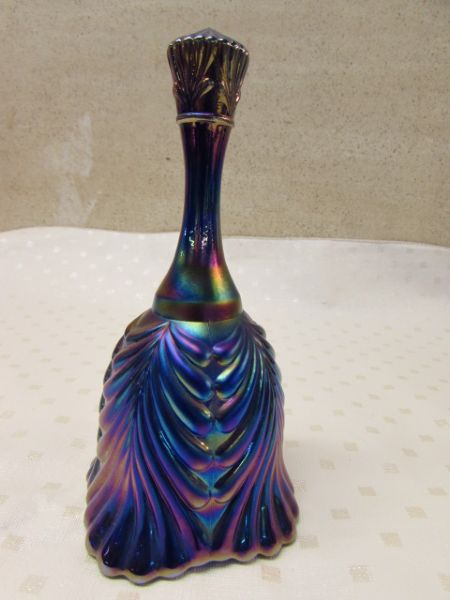 MAGNIFICENT  FENTON CARNIVAL GLASS BELL