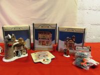 THREE MORE SWEET BUILDINGS FOR YOUR LIGHT UP CHRISTMAS VILLAGE