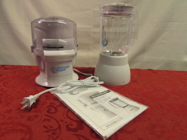 Lot Detail - NEW THE ULTIMATE CHOPPER FOOD PROCESSER WITH BONUS