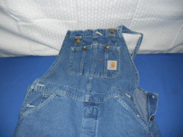 A NICE PAIR OF CARHART BIB OVERALLS