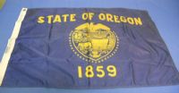 AN AUTHENTIC OREGON FLAG