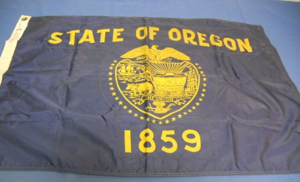 AN AUTHENTIC OREGON FLAG