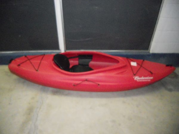 COOL BUDWEISER RED KAYAK