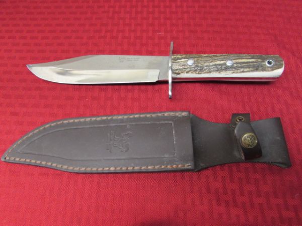HEN & ROOSTER GERMAN STEEL, 7 FIXED BLADE KNIFE (13 TOTAL LENGTH)
