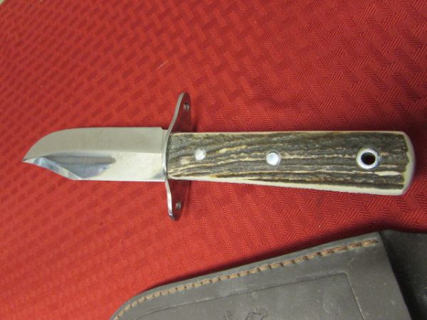 HEN & ROOSTER GERMAN STEEL, 7 FIXED BLADE KNIFE (13 TOTAL LENGTH)