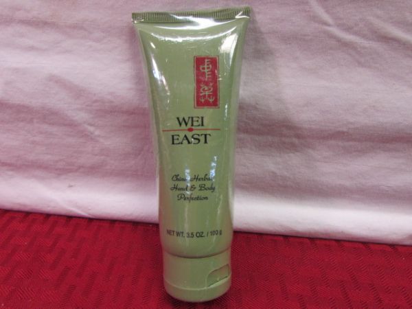 WEI EAST AGELESS BEAUTY PRODUCTS - CREAMS, CLEANSER & EYE TREATMENT