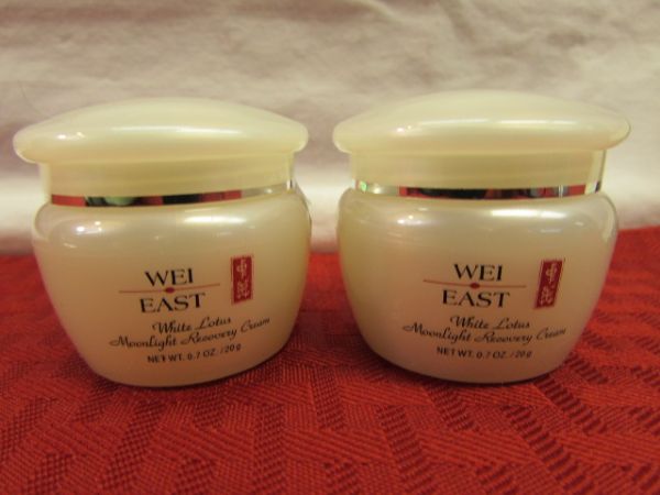 WEI EAST AGELESS BEAUTY PRODUCTS - CREAMS, CLEANSER & EYE TREATMENT