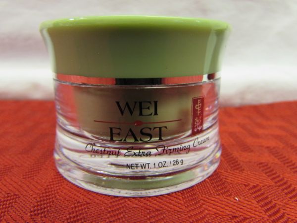 WEI EAST AGELESS BEAUTY PRODUCTS - CREAMS, CLEANSER & EYE TREATMENT