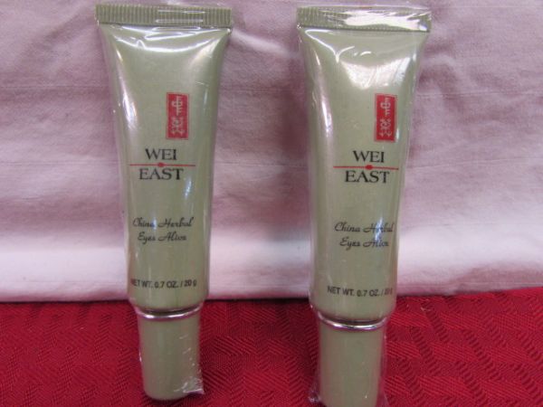 WEI EAST AGELESS BEAUTY PRODUCTS - CREAMS, CLEANSER & EYE TREATMENT