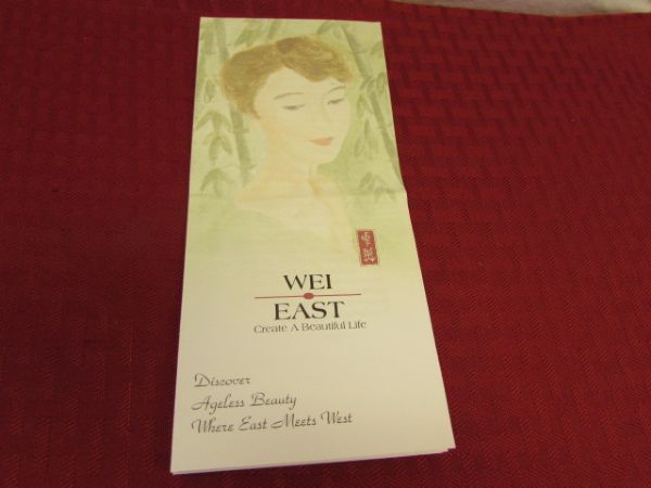 WEI EAST AGELESS BEAUTY PRODUCTS - CREAMS, CLEANSER & EYE TREATMENT