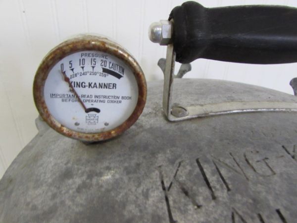 VINTAGE KING KANNER ALL AMERICAN STEAM PRESSURE COOKER