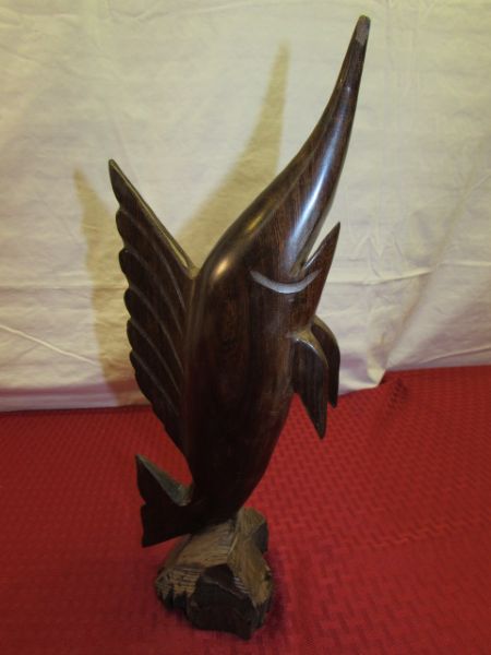 COPPER CLIPPER SHIP MUSIC BOX,  IRONWOOD  MARLIN STATUE & MORE