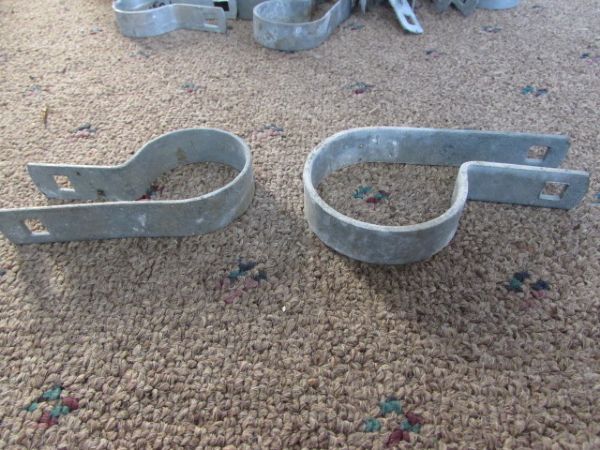 1  5/8 & 2  3/8 CYCLONE FENCE POST BRACKETS 