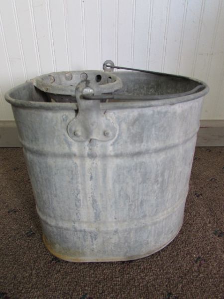 GALVANIZED WASH BUCKET & MOP BUCKETS