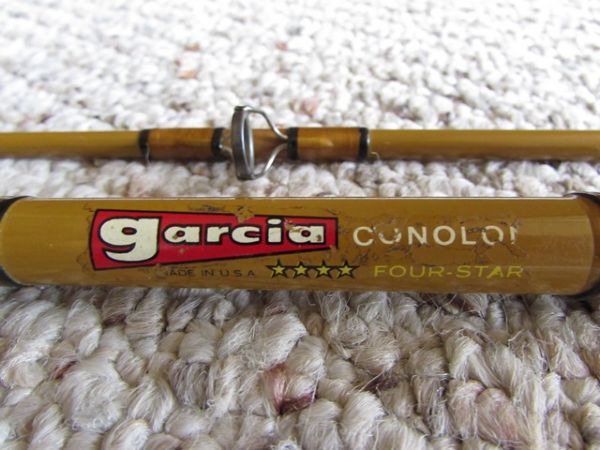 GARCIA CONOLON FISHING ROD WITH GARCIA MITCHELL REEL