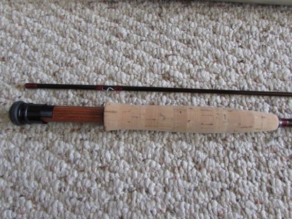 LL BEAN FLY FISHING SET WITH ROD, REEL, CARRYING CASES & MORE 