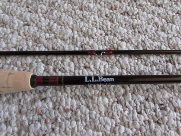 LL BEAN FLY FISHING SET WITH ROD, REEL, CARRYING CASES & MORE 