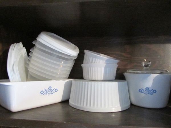 CORNING WARE, DANSK, CERUTIL STONE WARE CASSEROLE DISH & MORE