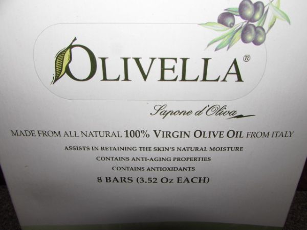  EIGHT BARS OF OLIVELLA BEAUTY SOAP