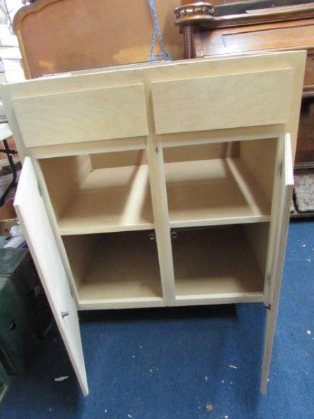 BASE CABINET WITH TWO DRAWERS & TWO DOORS