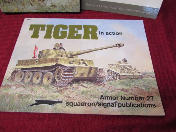 BOOK THE TIGER TANKS BY PETER GUDGIN, PLUS TWO PAMPHLETS