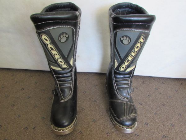 MEN'S OCELOT MOTORCYCLE/RIDING BOOTS 