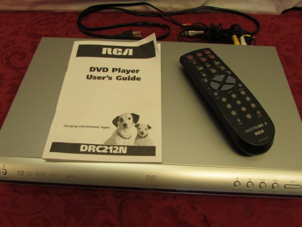 RCA DVD PLAYER WITH REMOTE