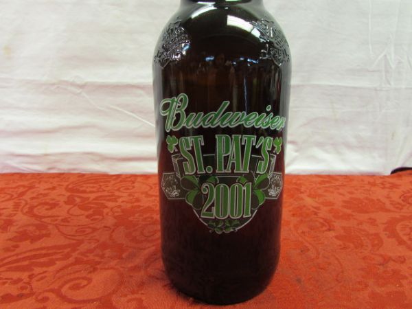 ST PATTY'S DAY BAR DÉCOR - GIANT BUDWEISER BOTTLE