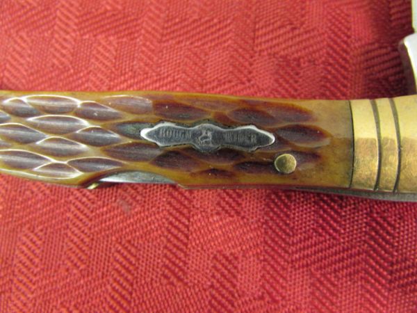 TWO ROUGH RIDER POCKET KNIVES