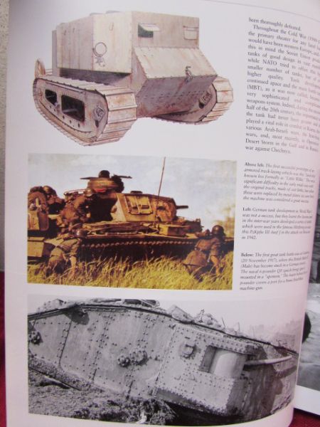 THE GREAT BOOK OF TANKS FROM WW1 TO PRESENT BY DAVID MILLER