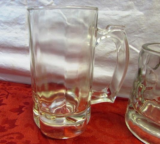 ALL AMERICAN ROOT BEER - 4 ROOTBEER MUGS OF ASSORTED SIZES INCLUDES A&W