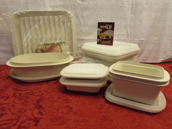 Lot Detail - TUPPERWARE ULTRA 21 OVENWARE! MOSTLY NEW!