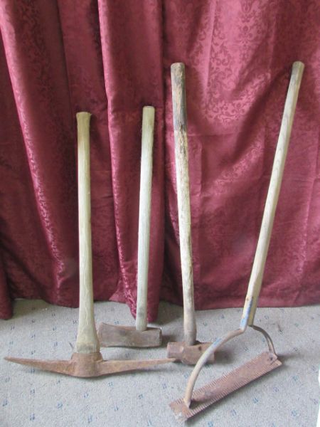 PICK AXE SLEDGE HAMMER & MORE